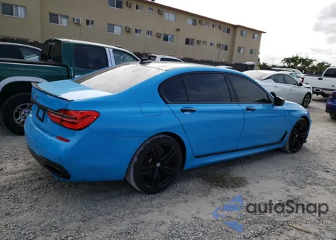 2017 BMW 750 I z USA, uszkodzony, nr VIN WBA7F0C34HGM22159